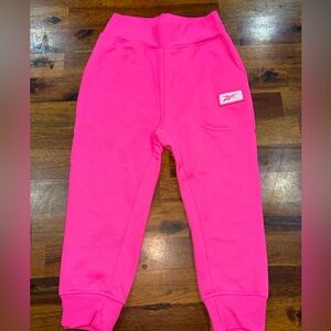 Reebok Kids Neon Pink Joggers